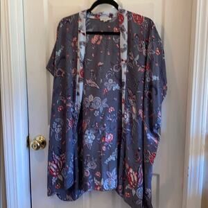 Loft XS floral print kimono